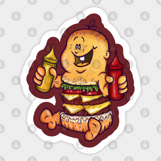 Baby Burger Sticker by JGTsunami